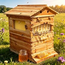 Chinese Fir Wax-Coated Beehive Kit with Automatic Honey Flow Frames