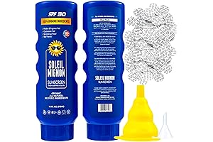 Leakproof Hidden Flask - 2 Concealed Sunscreen Flasks for Alcohol