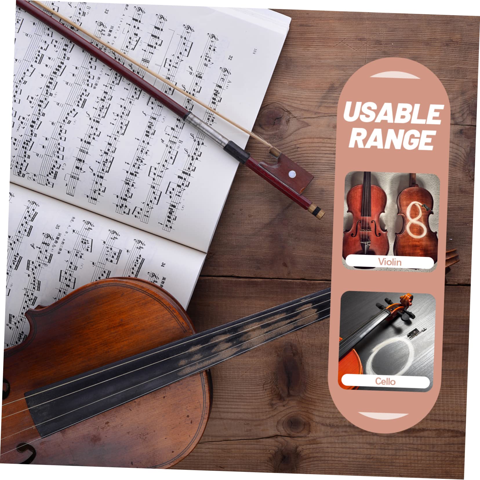 Coda Violino Naturale Cavallo Accessorio Per Strumenti Musicali Facile Da Installare Per Violinisti Principianti e Professionisti