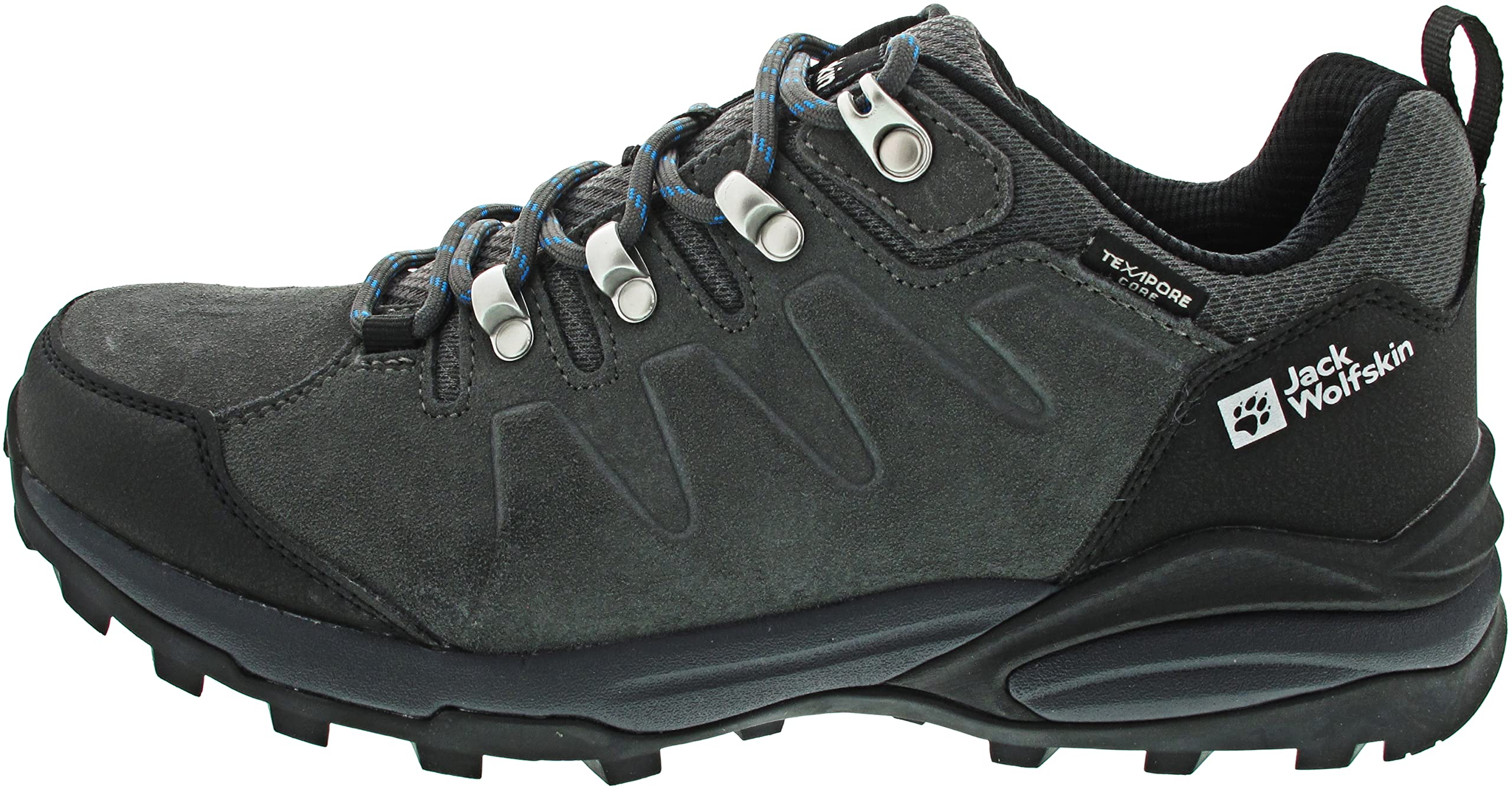 Jack Wolfskin Herren Refugio Texapore Low M Walking-Schuhe, Grey / Black, 43 EU