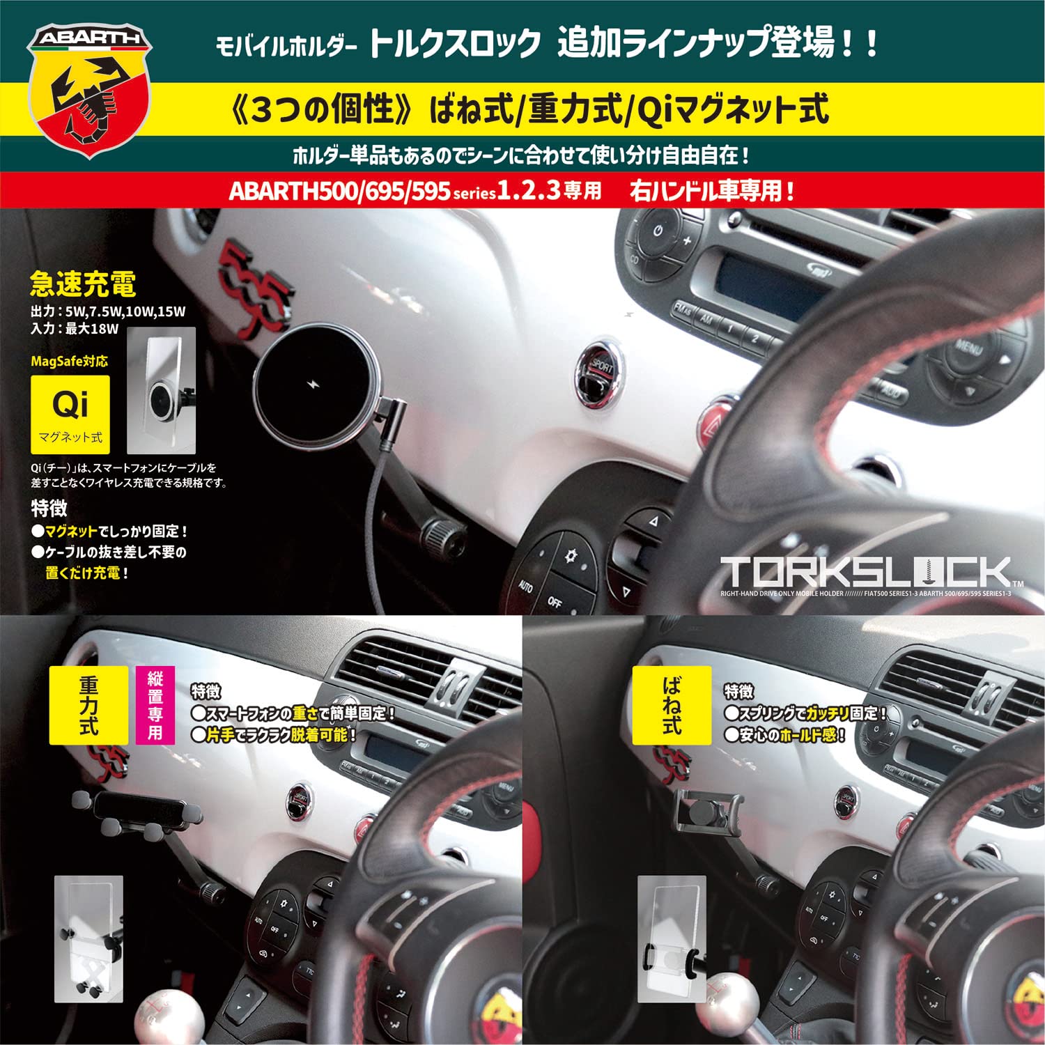 Amazon.co.jp: イブデザイン フィアット500/500C シリーズ1～3（右 