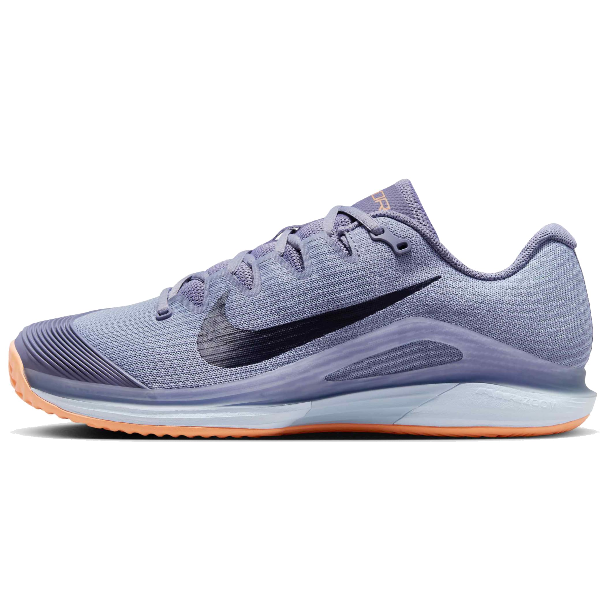 Vapor 12 Men's Clay Court Tennis Shoes (Ashen Slate/Light Armory Blue/Marrakesh/Obsidian, HQ6026-400)