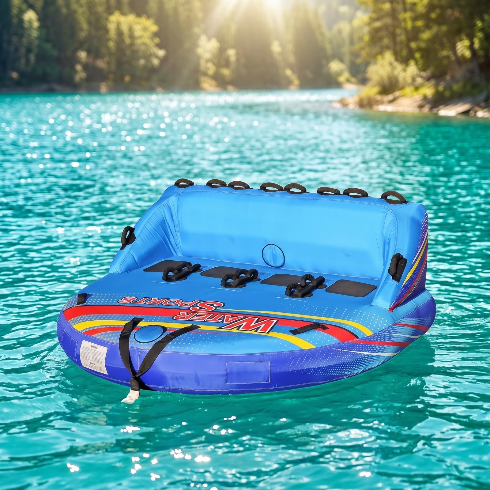 Harilla Flotador Inflable con Amplio | Plegable, Resistente, Tubo con, para, Playa
