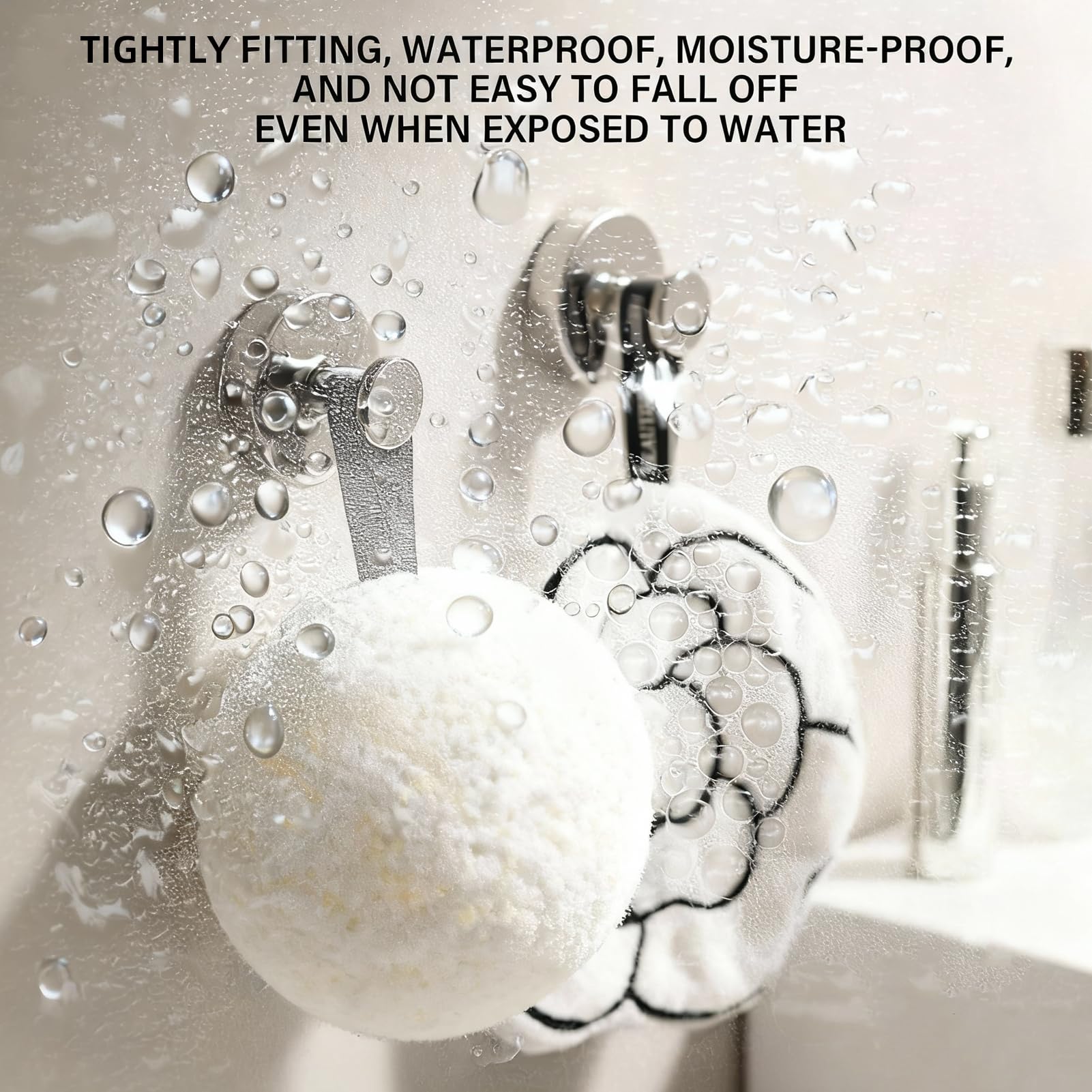 Ganci Senza forare - 2 ganci a ventosa in acciaio inox con ventose. Appendi accappatoio bagno, strofinacci cucina, ventose con gancio per bagno, cucina, ufficio (Nero)