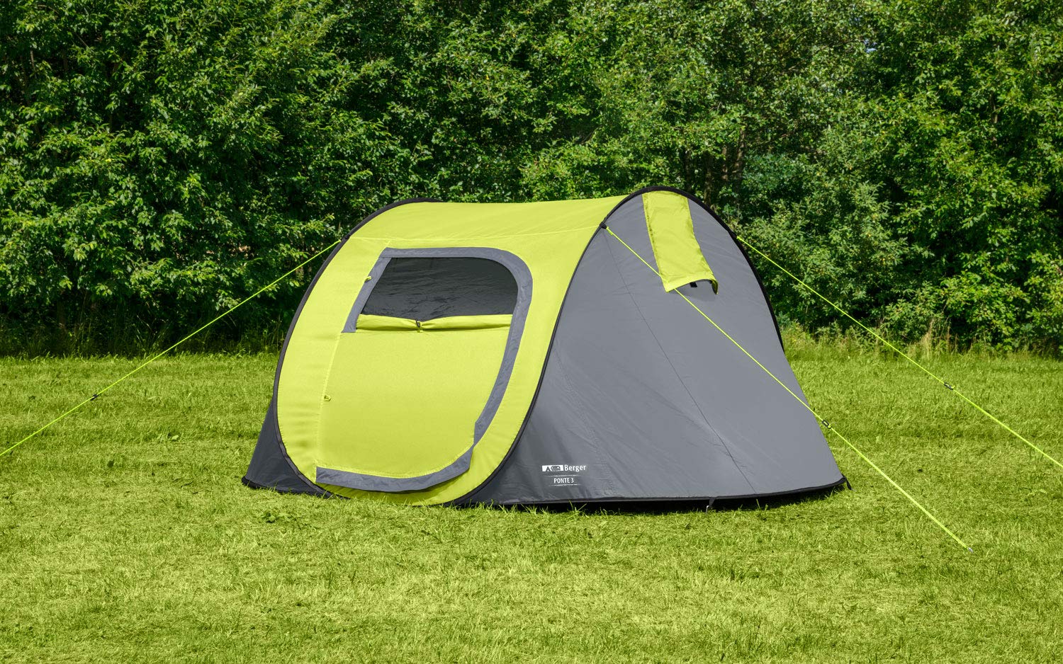 BERGER Pop-Up Tent Ponte 3 | Camping Trekking Tent Sun Protection Beach Outdoor