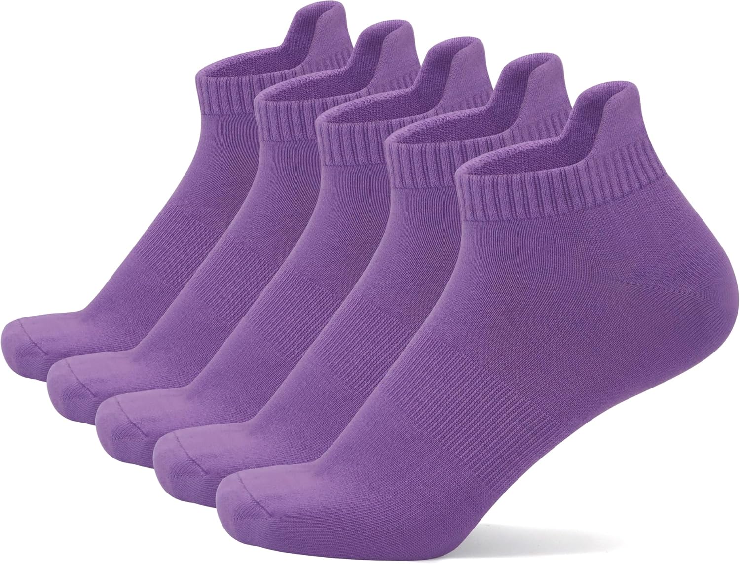 SERISIMPLE Thin Viscose Bamboo No Show Sock Men Low Cut Socks Odor Resistant Breathable Sock 5 Pairs