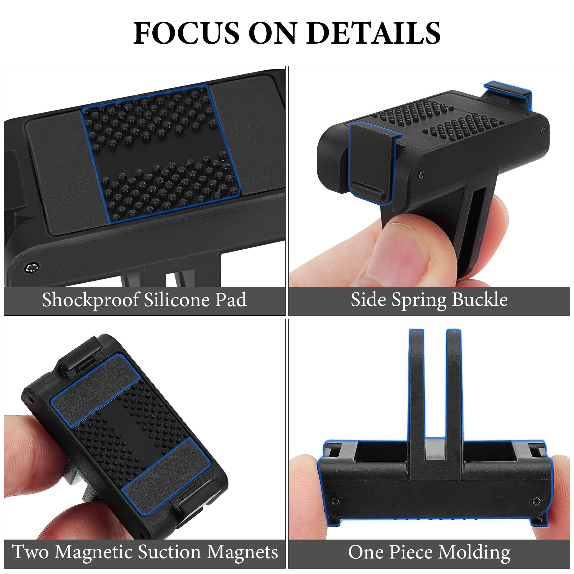 BRDRC Paquete De 2 Adaptadores Magnéticos De Liberación Rápida Para DJI