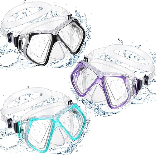 Fabbay Gafas de natación con cubierta para la nariz, máscara de natación, gafas de buceo, gafas de piscina con cubierta para la nariz, ángulo de