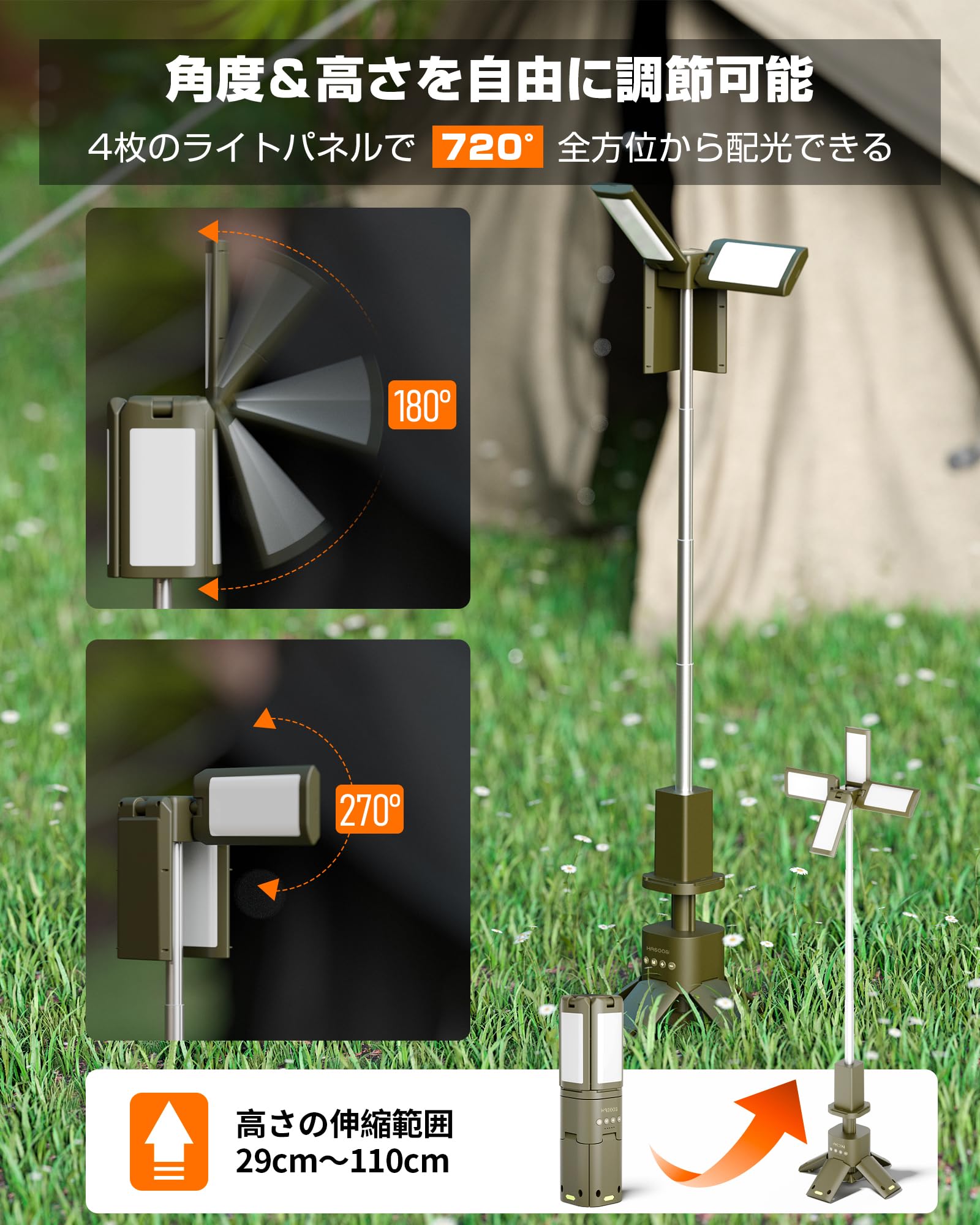 【2025新登場】 HAGOOGI ランタン 2025新登場】 HAGOOGI ランタン ledランタン キャンプライト 「1