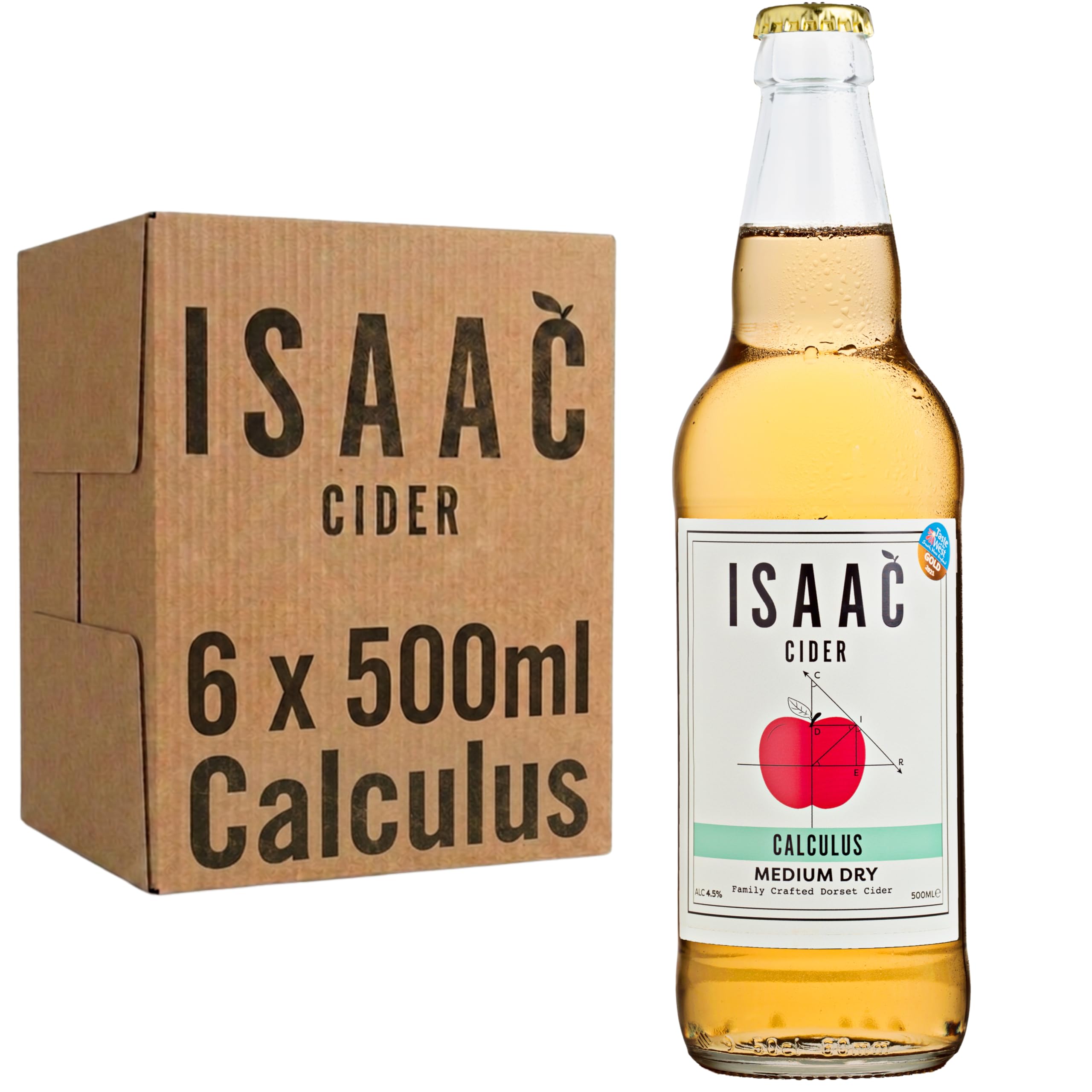 Isaac Cider Calculus 6 x 500ml glass bottles