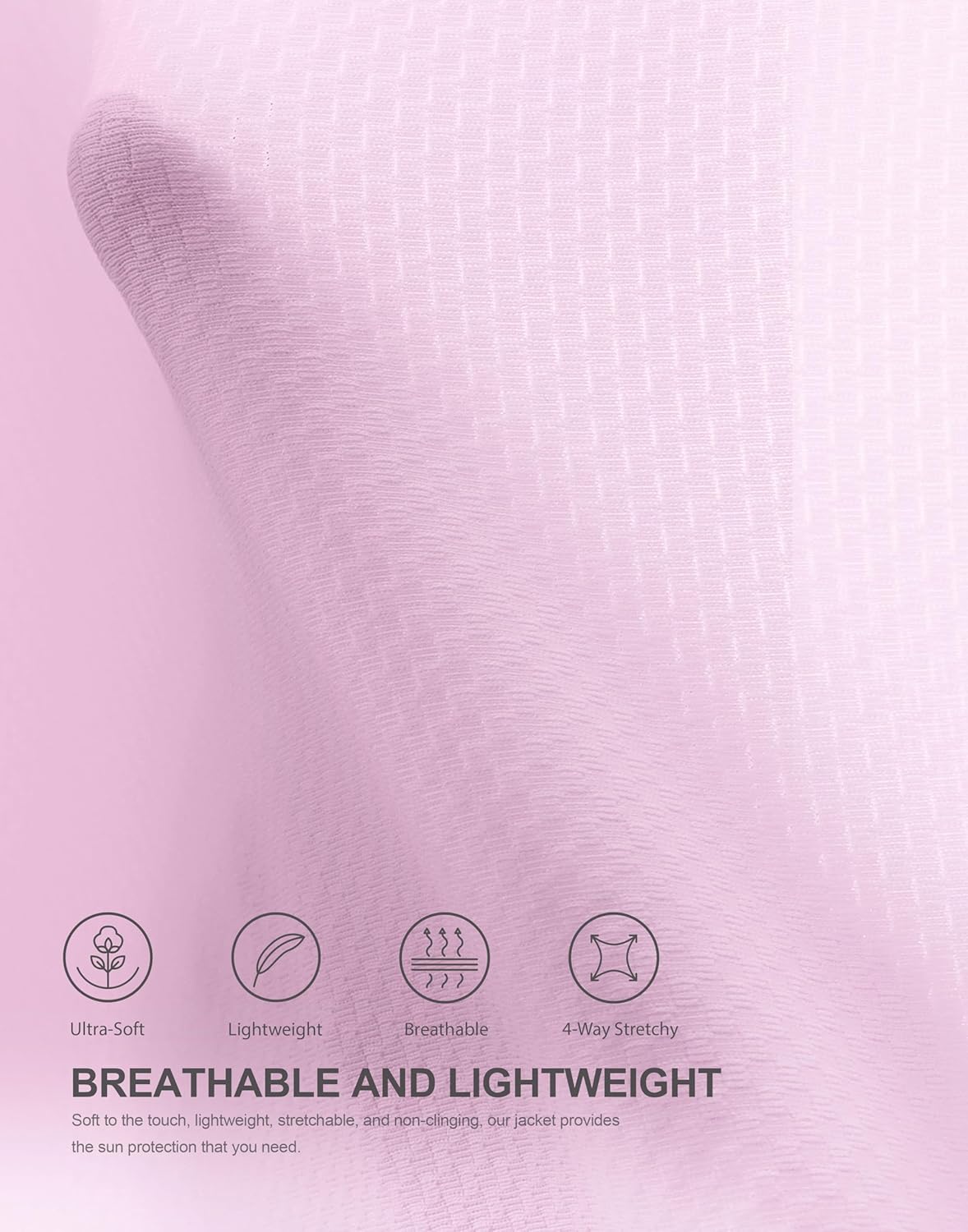 SANTINY Women's UPF50+ Swim Cover Up Sun Protection Hoodie Long UV Jacket SPF Lightweight Swimsuit Beach Cover Ups for Women - Image 5