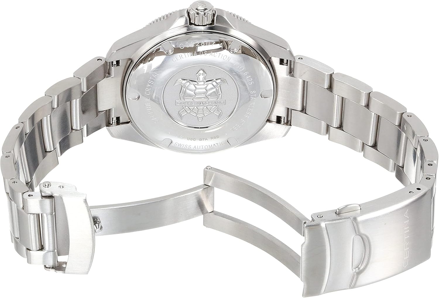 Certina, Unisex, DS ACTION Diver 38mm, Stainless Steel, Swiss Automatic, Diving Watch, C0328071109100