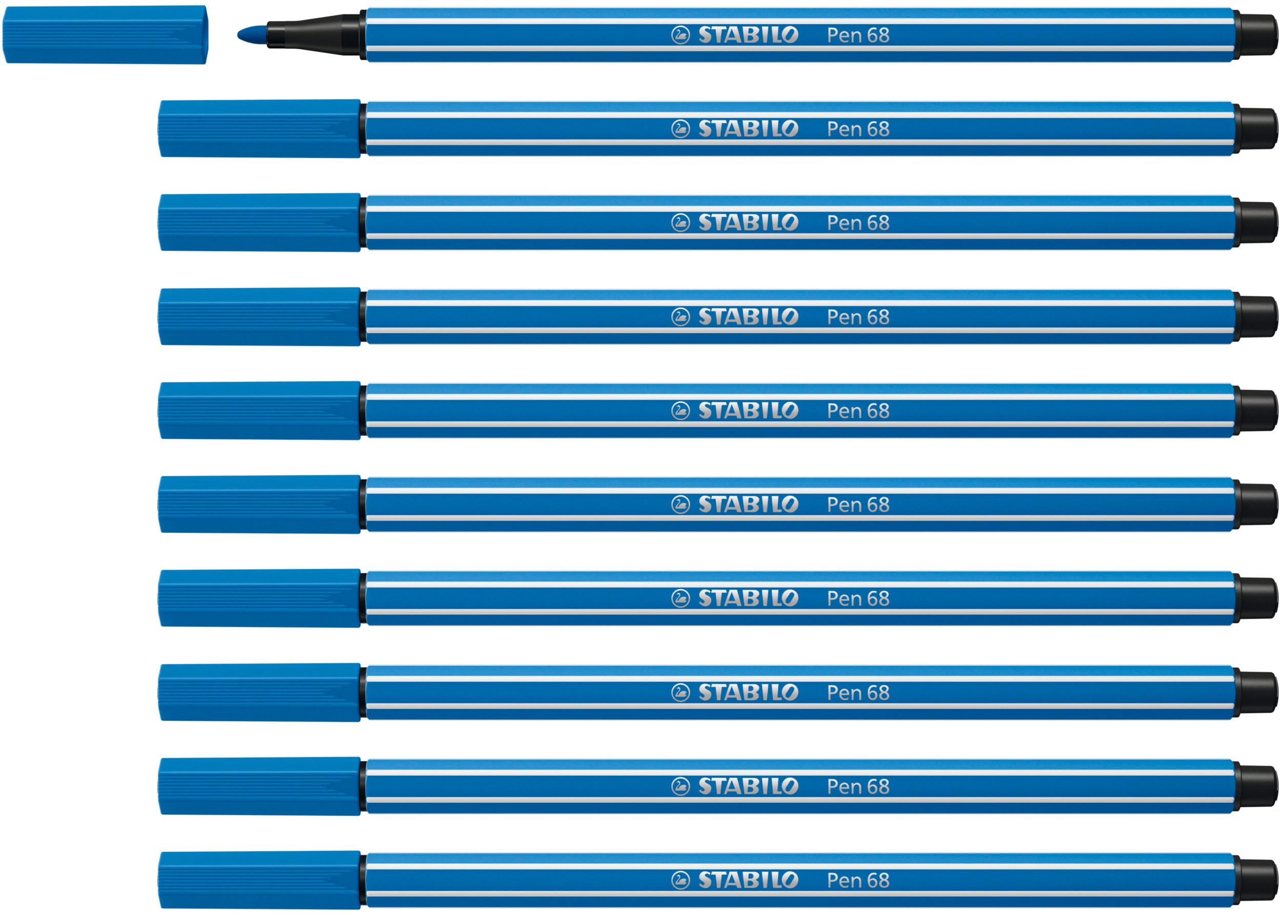 STABILO - Rotulador premium - Pen 68 - Pack de 10 - rosa neón — view 41