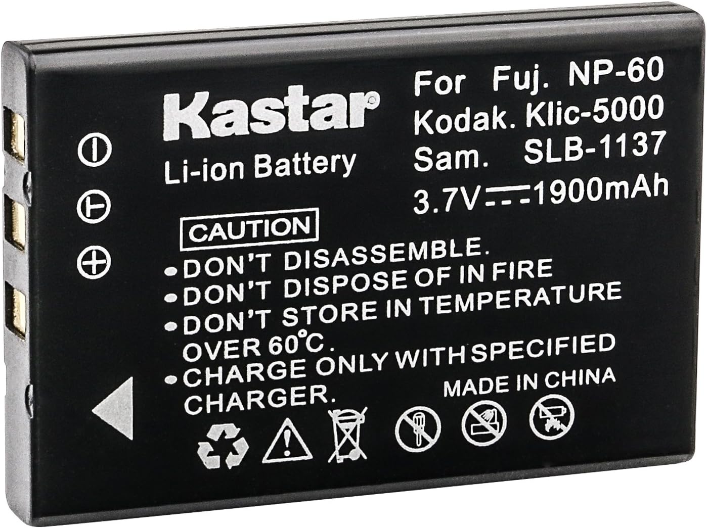 Kastar R07 Battery Replacement for HP Photosmart R707 R717 R927 R967 R817 R818 R927 R967 R07 R507 R607 R607v R607xi KODAK EASYSHARE DX6490 DX7440 DX7590 DX7630 LS420 LS433 Z760