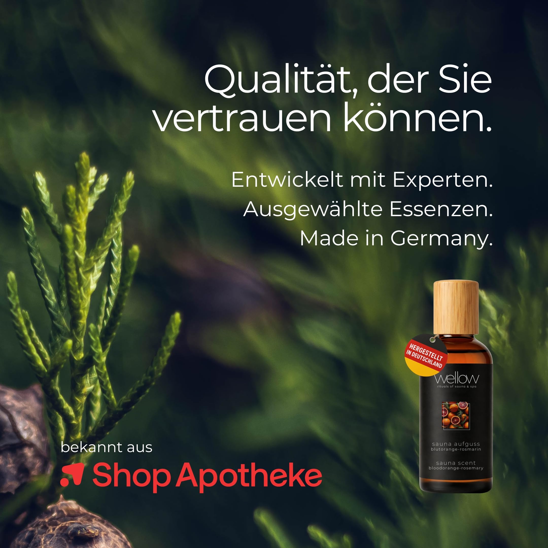 wellow® Sauna-Eimer mit Kelle 5 L – Saunaeimer aus 100% nordischer Fichte, naturbelassen – inkl. auslaufsicherem Einsatz & Holzgriff – Saunazubehör Aufguss-Set in deutscher Qualität