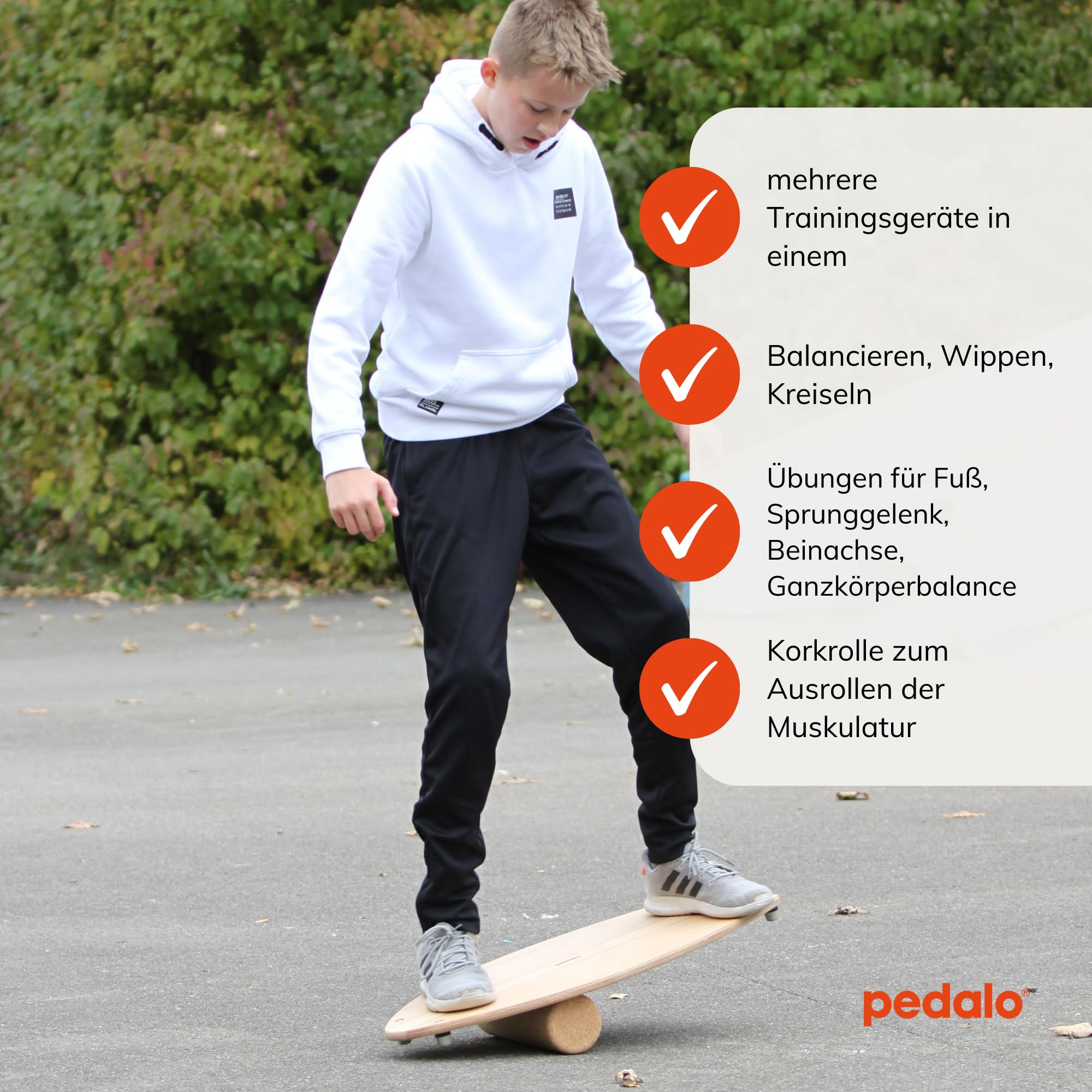 Pedalo® Balance-Board Triple I Surfen I Skaten I Balance I Koordination I Training