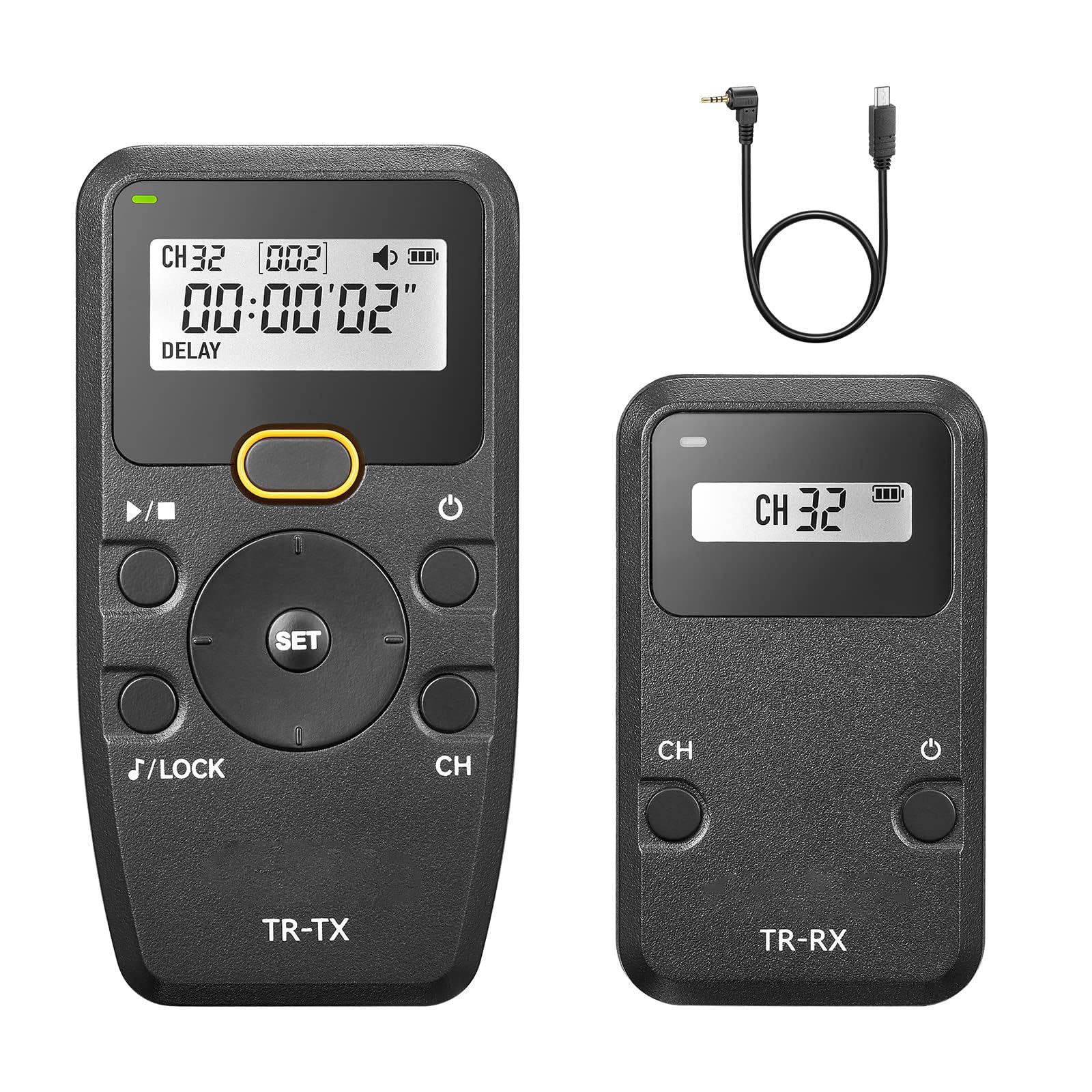 KASTWAVE TR-S2 Remote Shutter Release for Sony, Wireless Shutter Release Intervalometer Compatible for Sony a7 a7m2 a7m3 a7S a7SII a7R a7RII a9 a9II a58 a6600 a6400 a6500 a6300 a6000 a5100 RX100M7