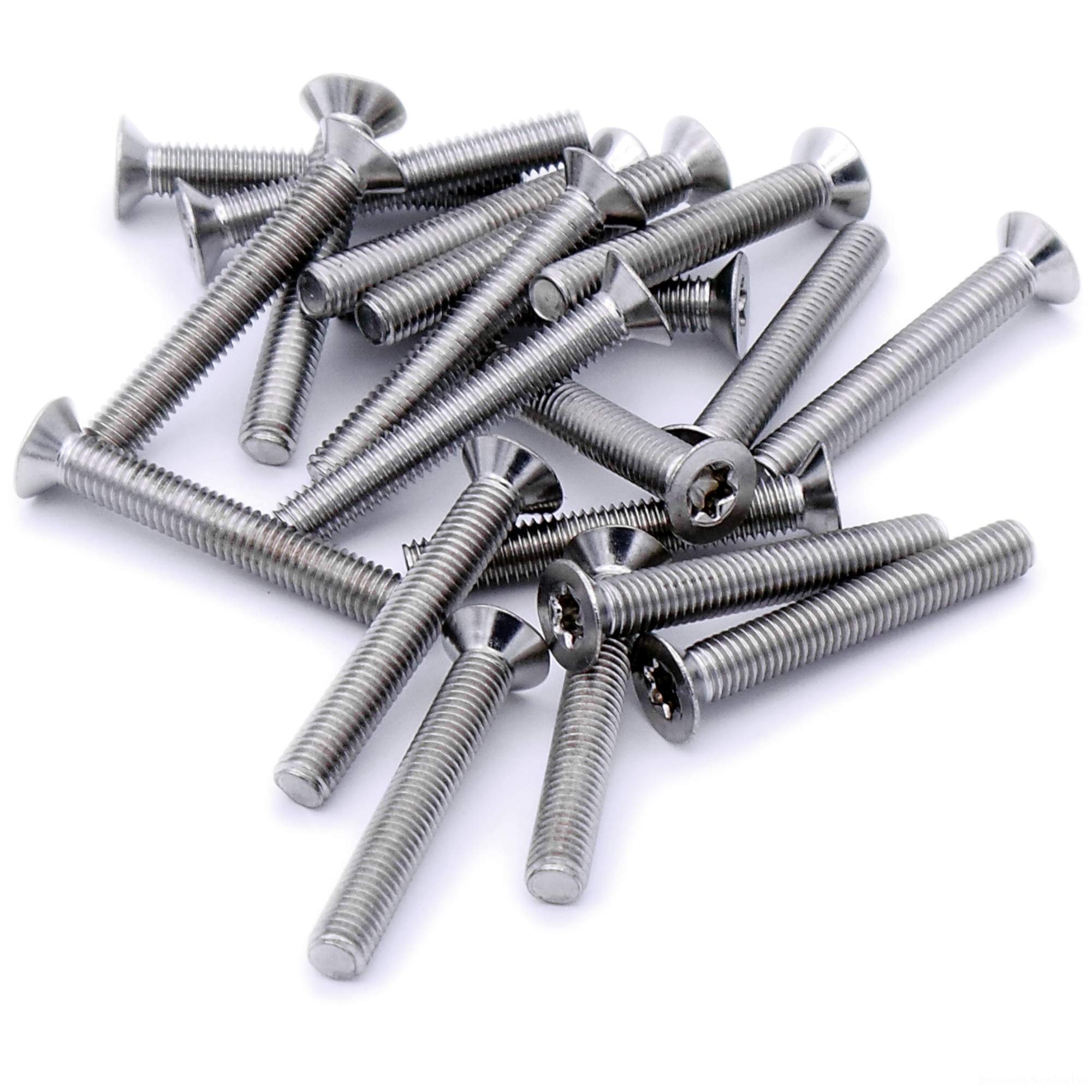 M5 (5mm x 30mm) TX Socket Countersunk Machine Screw (Bolt) - Stainless Steel (A2) (Pack of 20)