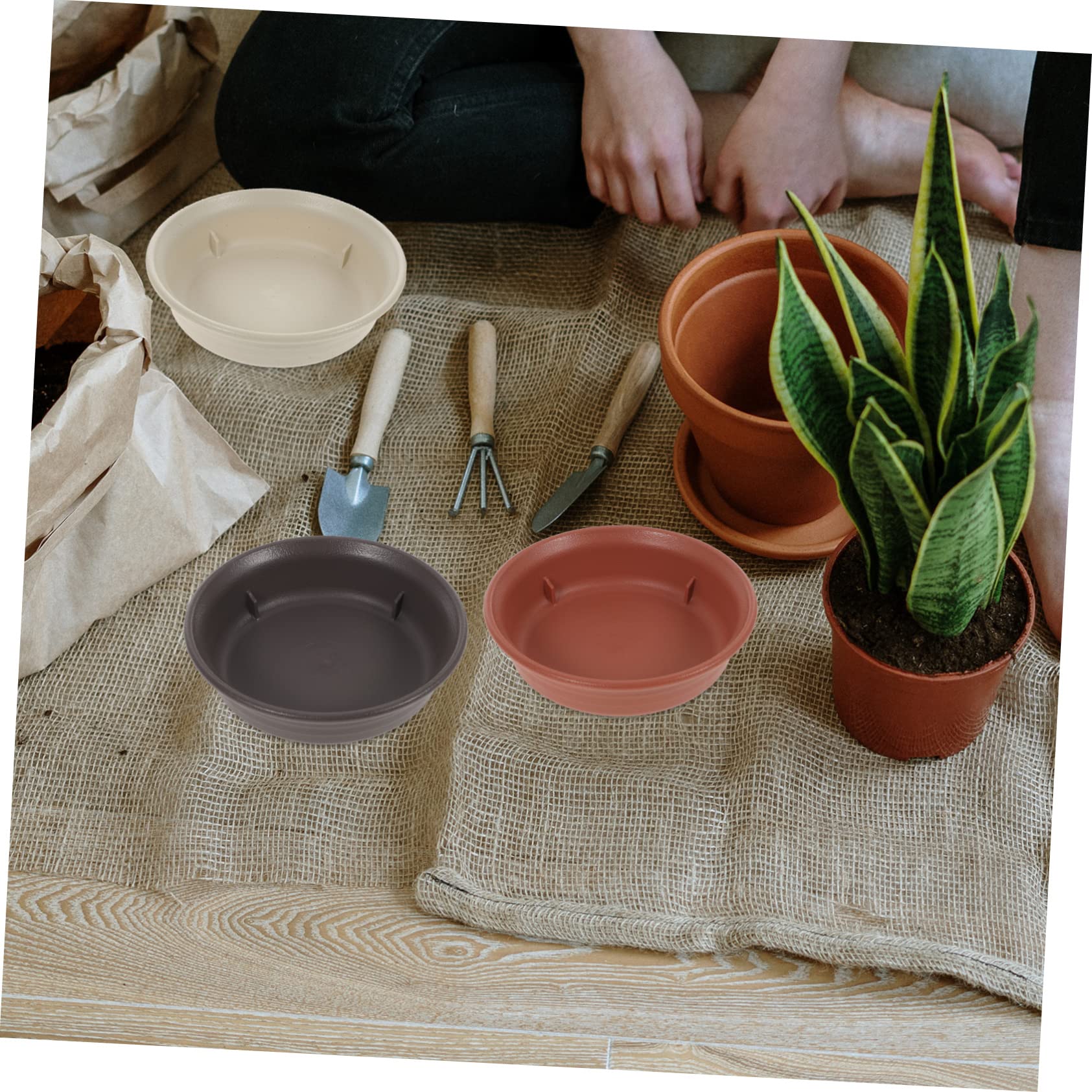 Soucoupe Pour Pot De Fleurs Blanc 14 Cm[h5131] - Jardin