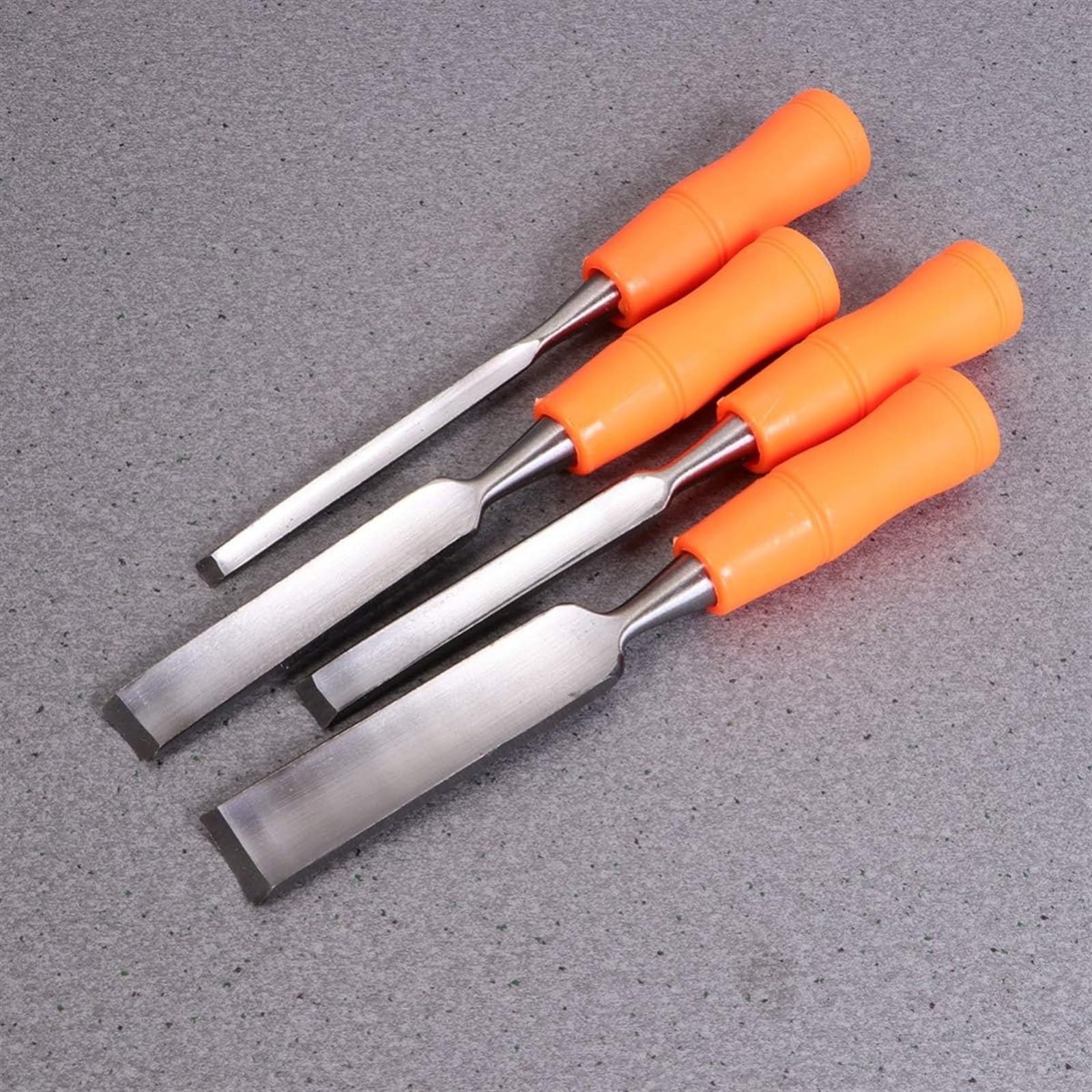 Juego de Cinceles para Madera de 4 Piezas, Cinceles para Madera Profesionales para Carpintería y Tallado (Cepilladora Interior de 6 mm, 12 mm, 18 mm y 24 mm)