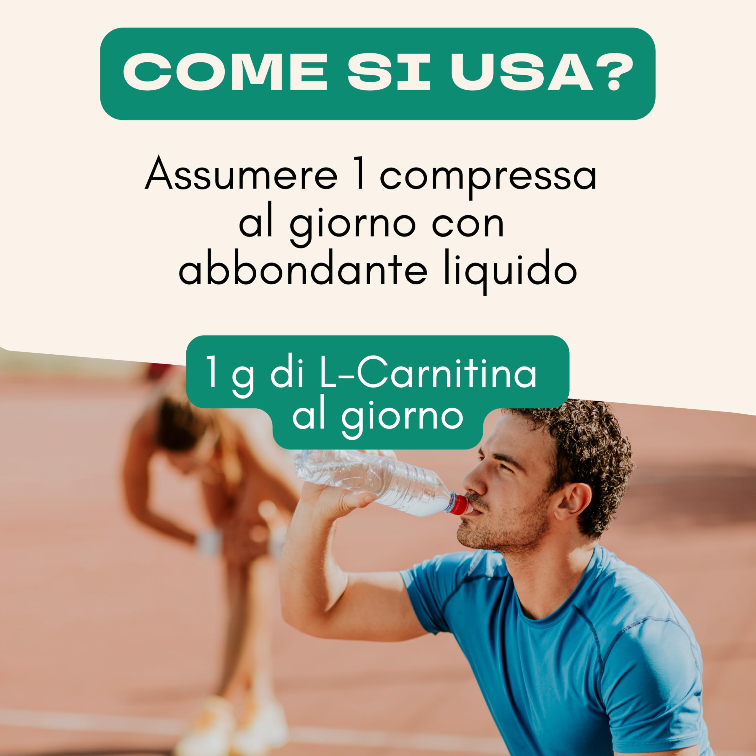 BPR Nutrition - Carni 1000 - Integratore di L- Carnitina in compresse