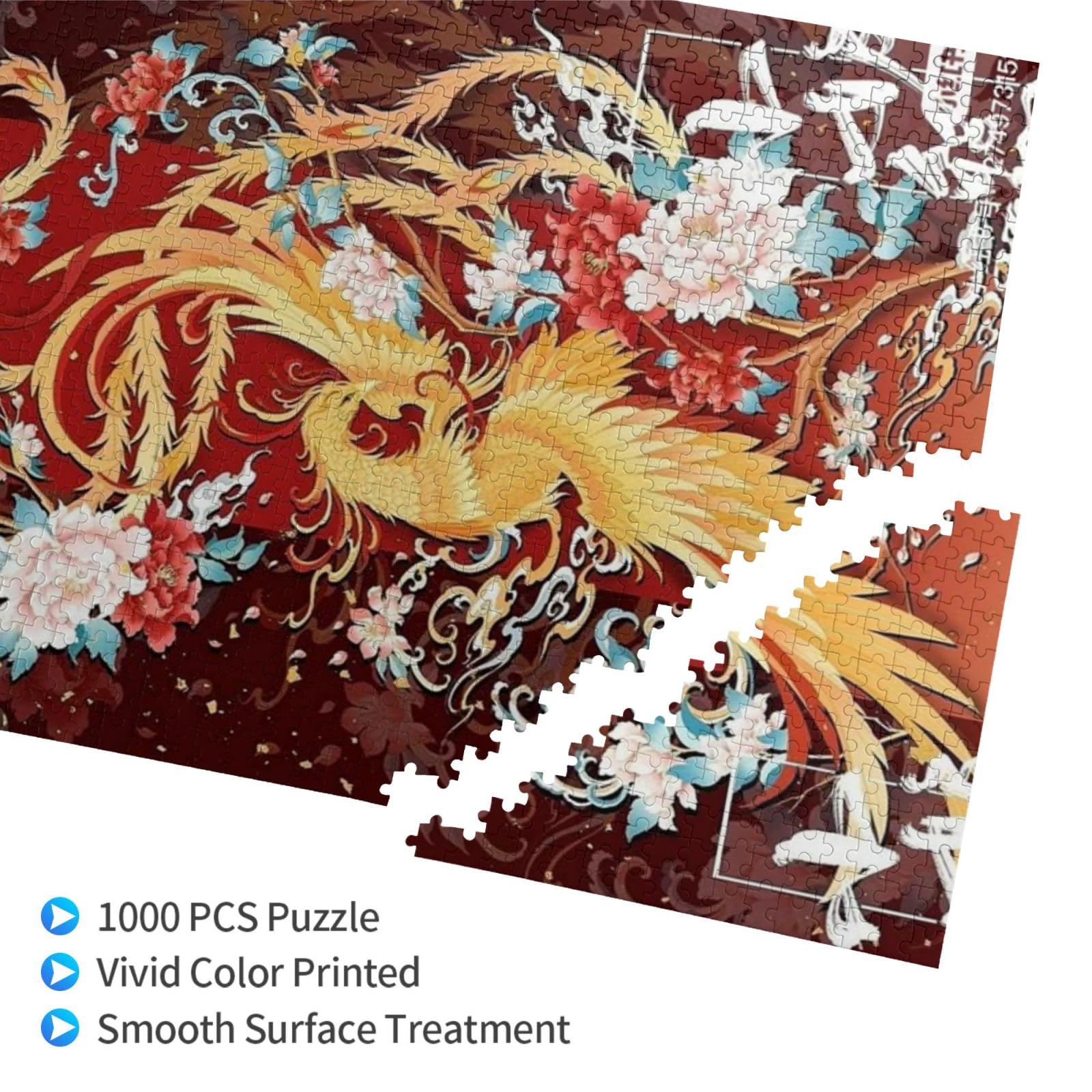 Amazon.co.jp: 鳳凰 1000ピース ジグソーパズル 大人向け難しい 破片