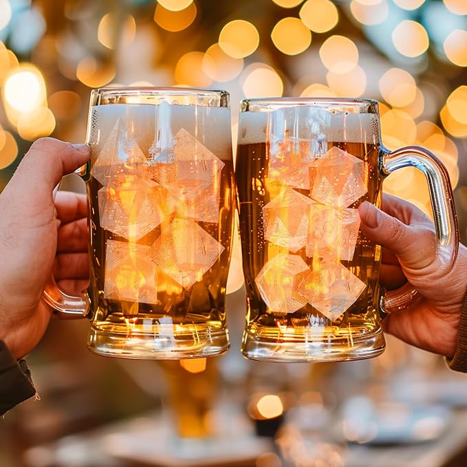 Molde de hielo dados 3D para whisky y cócteles miniatura 5