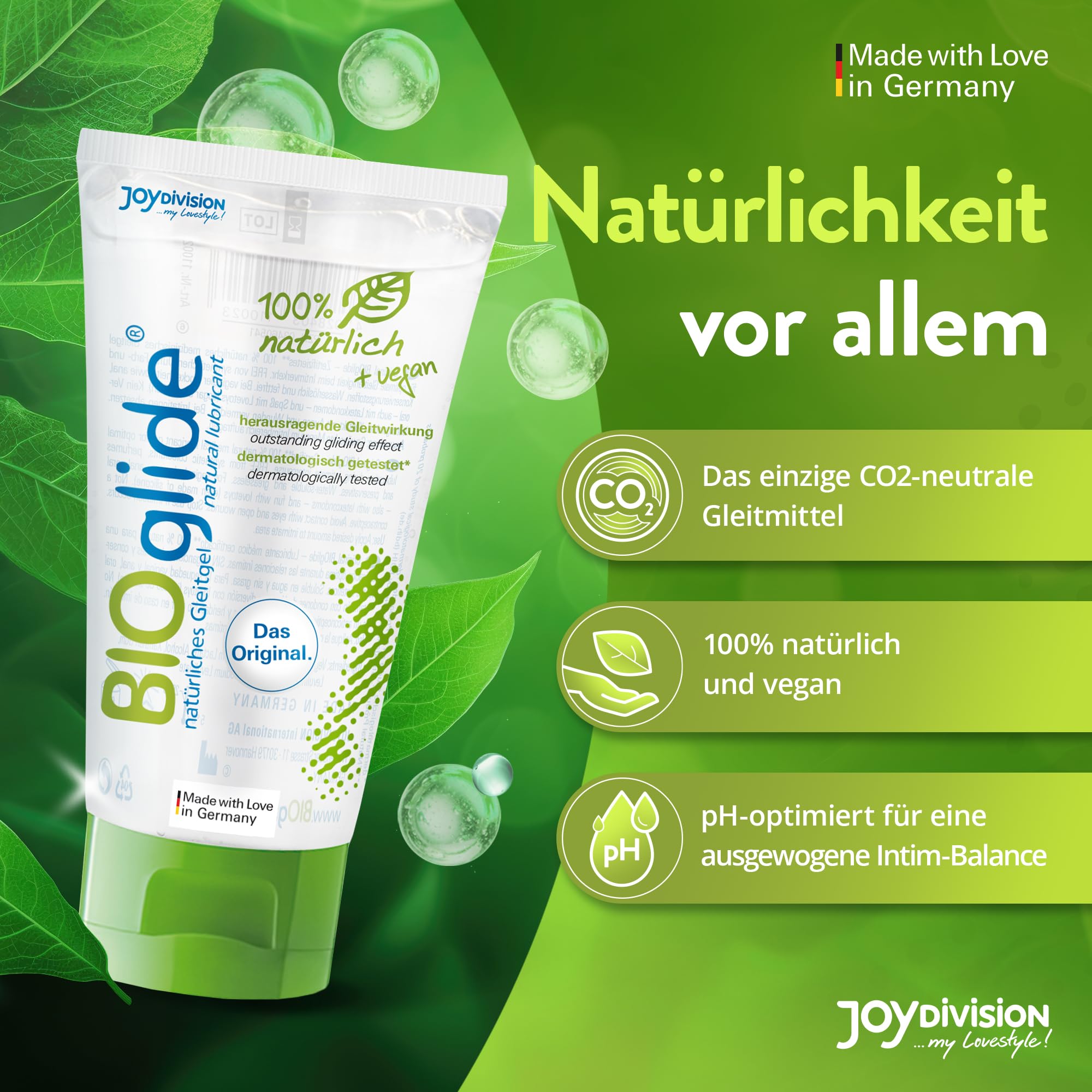 JOYDIVISION BIOglide Biologisches Gleitmittel, 40 ml : Amazon.de: Drogerie  & Körperpflege
