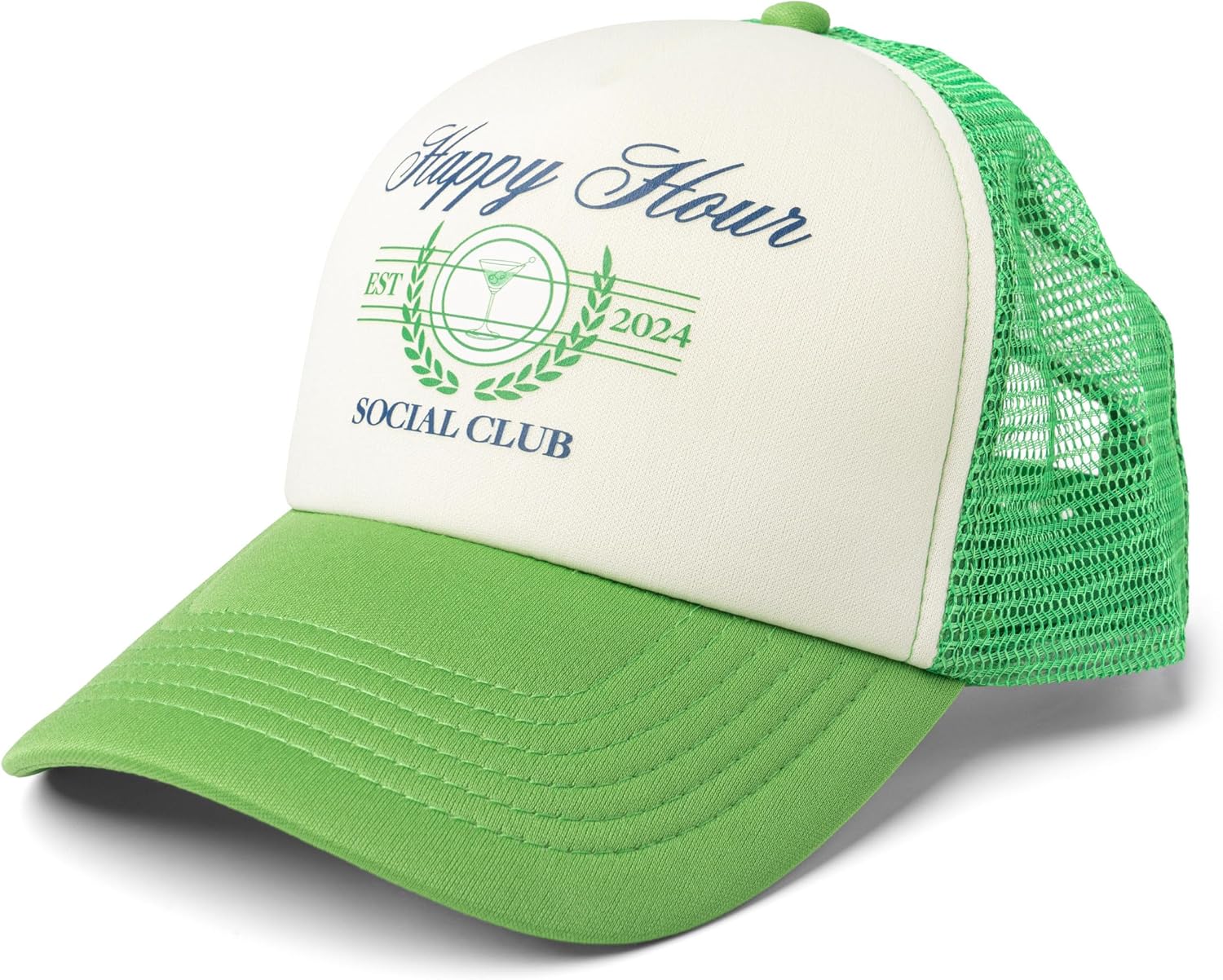 Women’s and Men’s Adjustable Cap Mesh Side Panels Trucker Hat