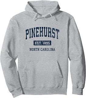 Pinehurst North Carolina NC Vintage Athletic Sports Design Pullover Hoodie