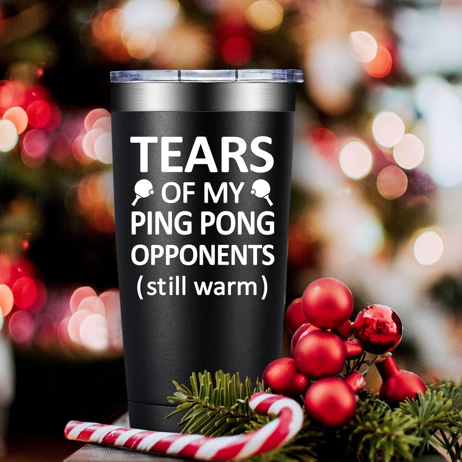 Ping Pong Gifts for Men Women - Christmas Birthday Gifts for Ping Pong Lovers - Pingpong Accessories - 20oz Tumbler