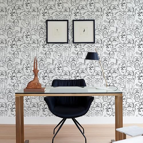 Miniatura 7 de RoomMates, RMK12451PL - Papel pintado de Star Wars Saga Line Sketches, color negro