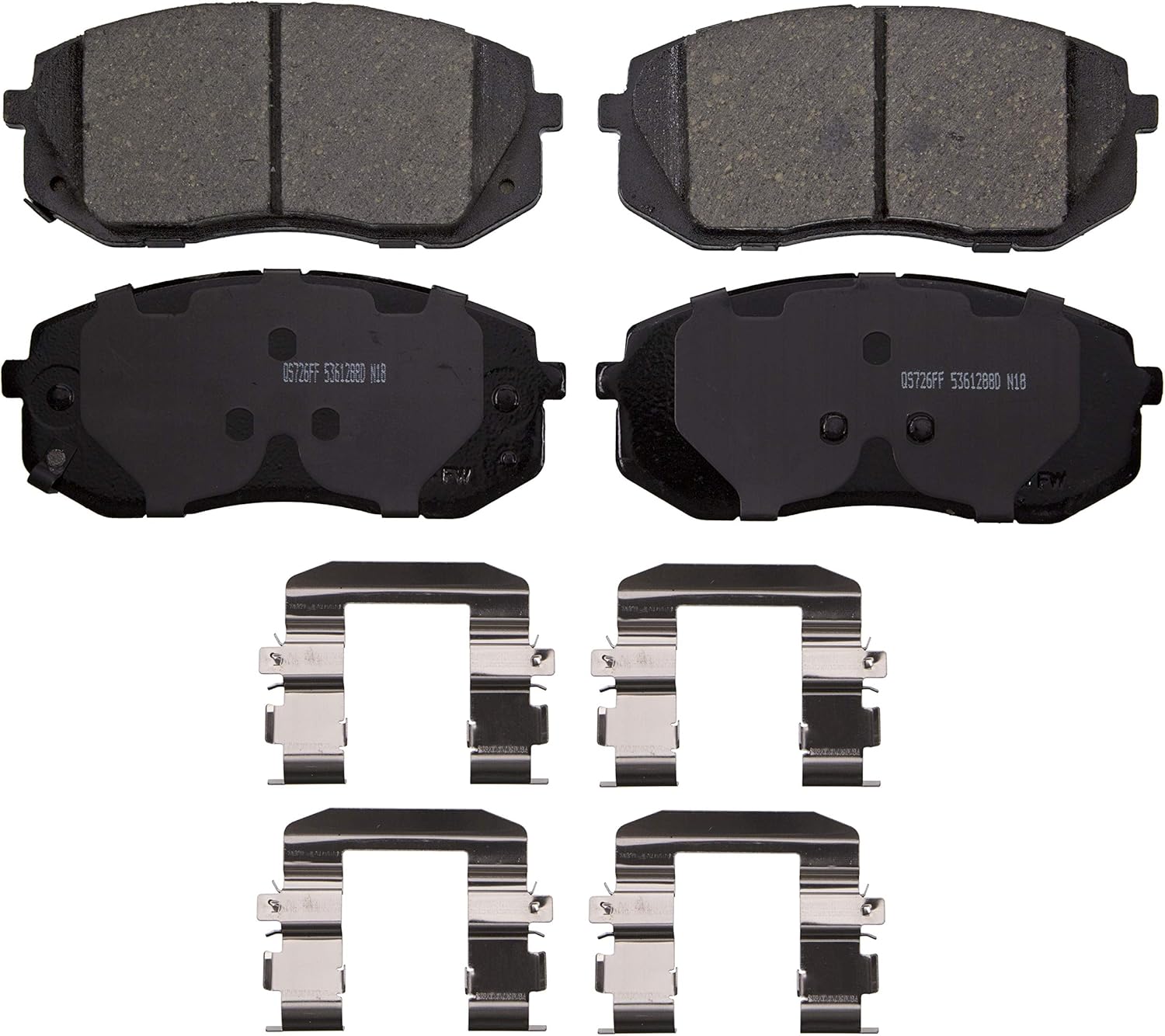 Wagner QuickStop ZD1826 Front Disc Brake Pad Set for 2015 Hyundai Sonata