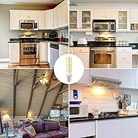 Vista 6 de TAIYALOO Bombilla LED E17 regulable, bombilla de horno microondas de 10 W, blanco cálido 3000 K, bombilla halógena de 100 W de repuesto