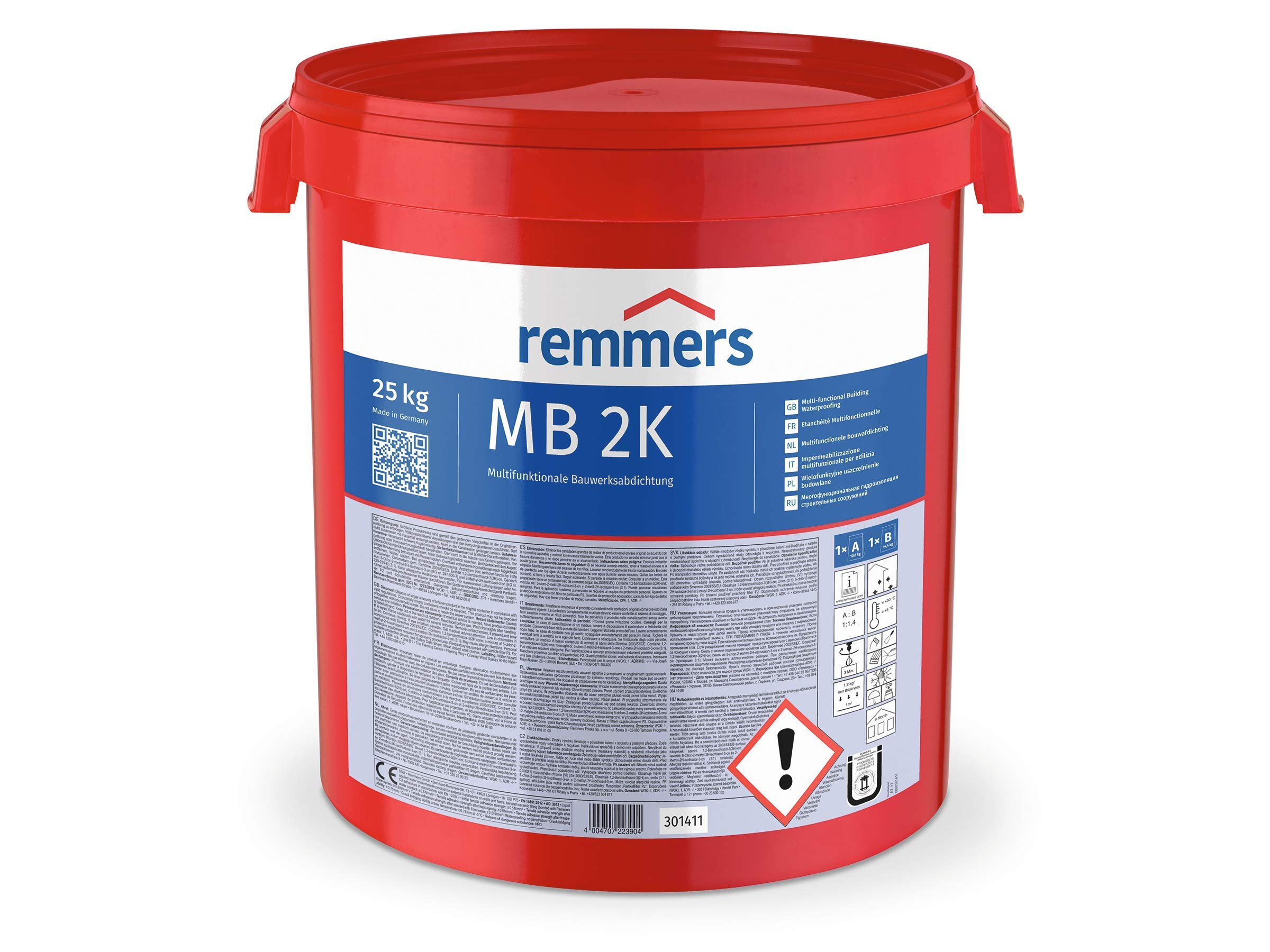 25 Kg Remmers Multi Baudicht 2K Bauwerksabdichtung druckwasserdicht