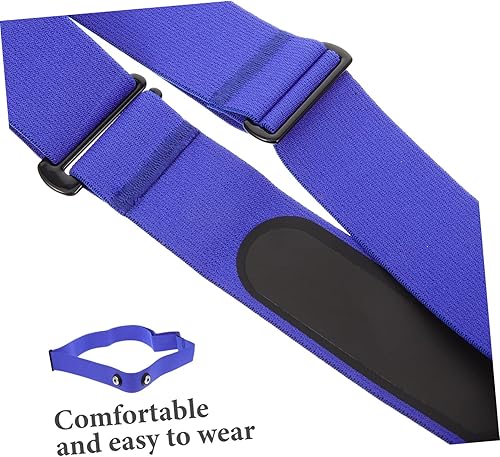 Miniatura 9 de BESPORTBLE Correa de pecho para monitor de corazón, elástica, cómoda, a prueba de sudor, repuesto para cinturón deportivo ajustado en muchos tamaños