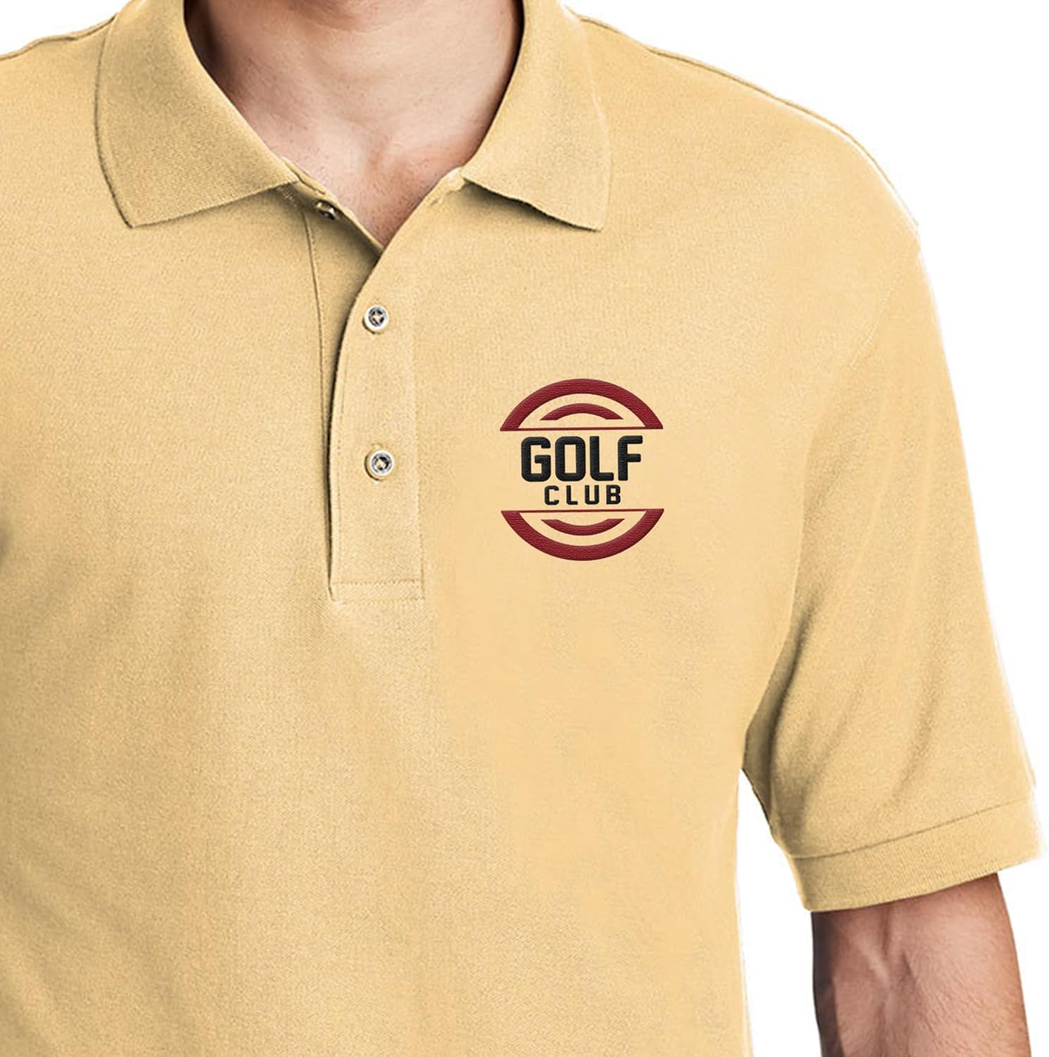 Custom Embroidered Polo Shirts for Men Personalized Embroidery Text Logo Name Company - Image 4