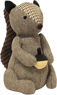 Riva Paoletti Squirrel Doorstop - Heavyweight Sand Filling - 100% Polyester - Designed in the UK,Brown,16 x 25 x 13cm (6" x 10" x 5" inches)
