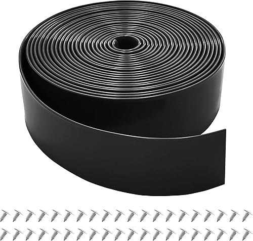 Lumpro Correas de vinilo para reparación de sillas de patio, correas de repuesto de 2 pulgadas de ancho y 20 pies de largo + 40 remaches gratis para