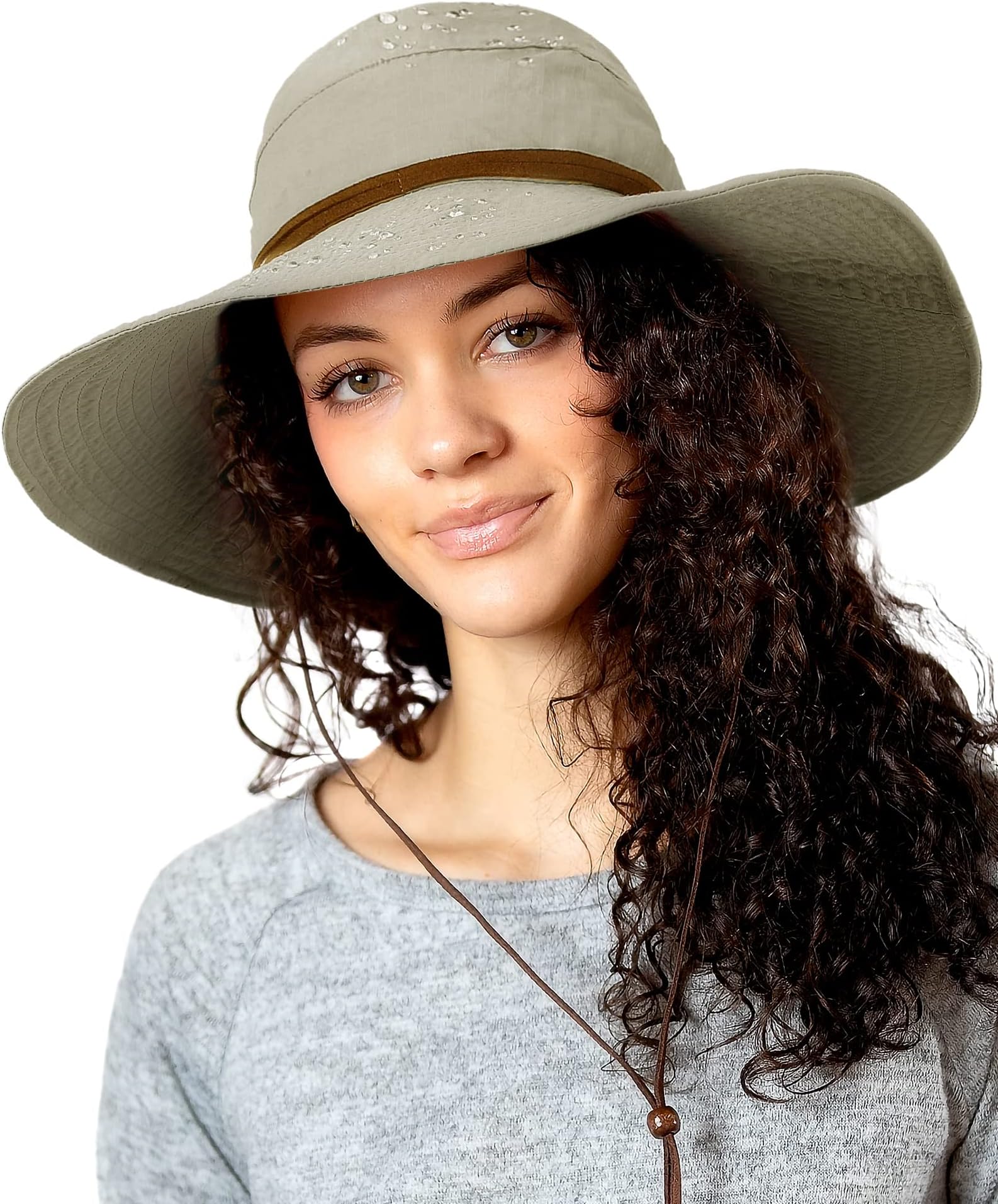 SHINCHICWide Brim Waterproof Sun Bucket Hats for Women UPF 50+ Mens Safari Hat UV Protection Packable Boonie Summer Outdoor Beach Cap