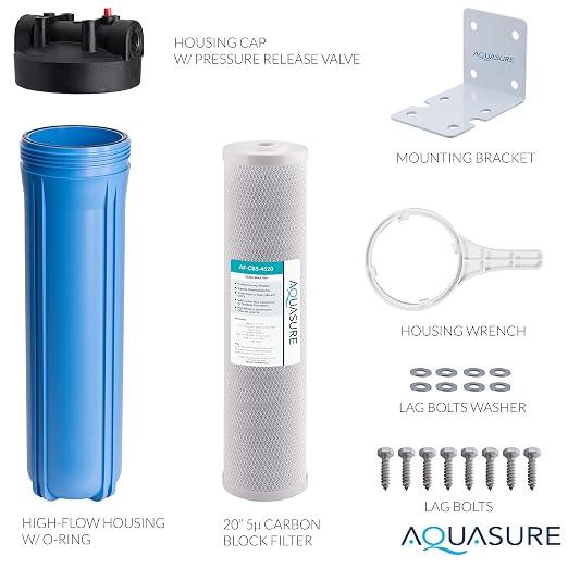 Sistema de Tratamiento de Agua Aquasure Fortitude 20"x4.5" miniatura 5