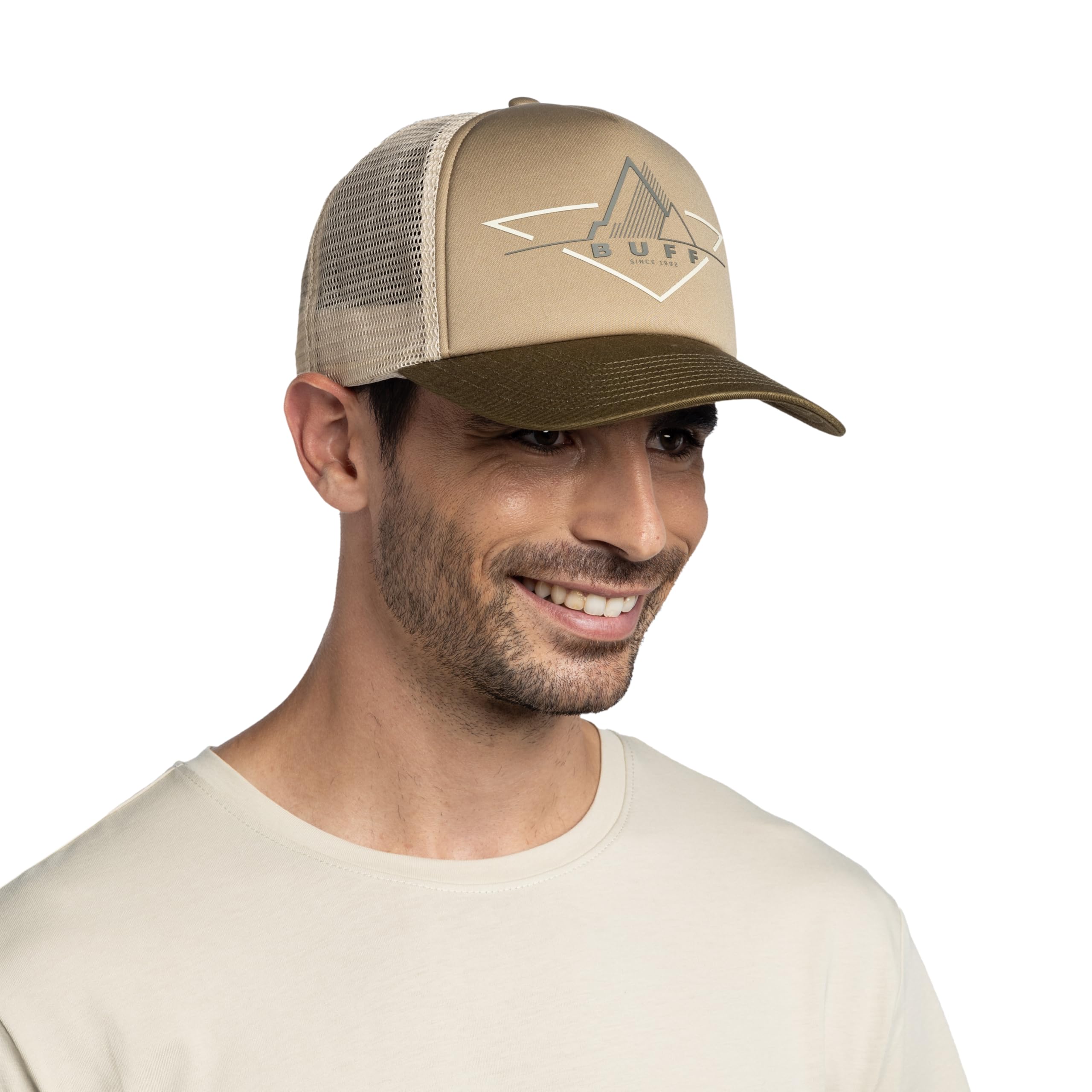 BUFF Czapka Trucker Khaki Unisex Dorosły Rozmiar L/XL, ZIELONY, L
