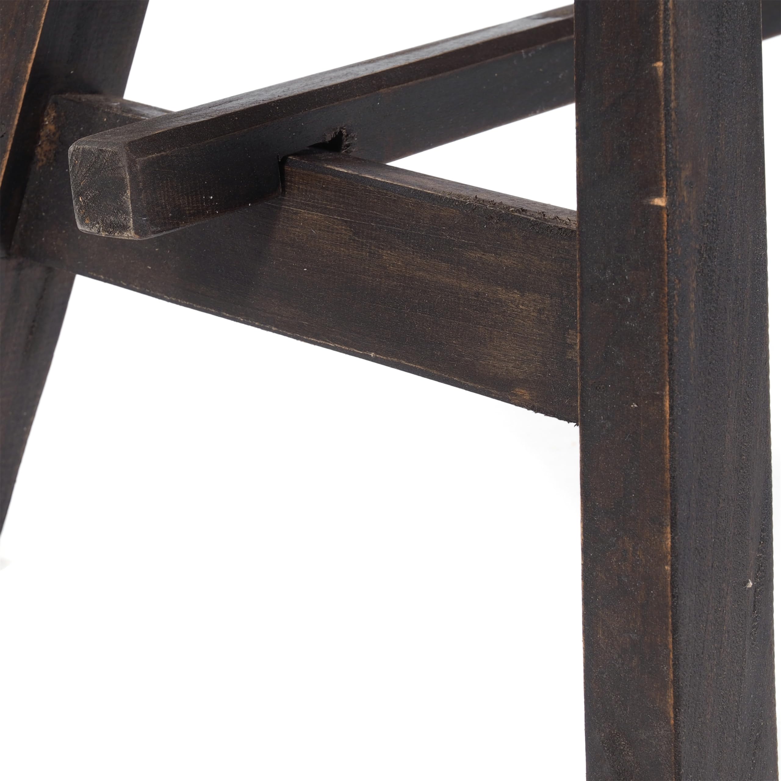 Design Delights - Panca Pieghevole In Legno Riciclato, Stile Rustico Shabby Chic, Dimensioni 90x39x26 Cm