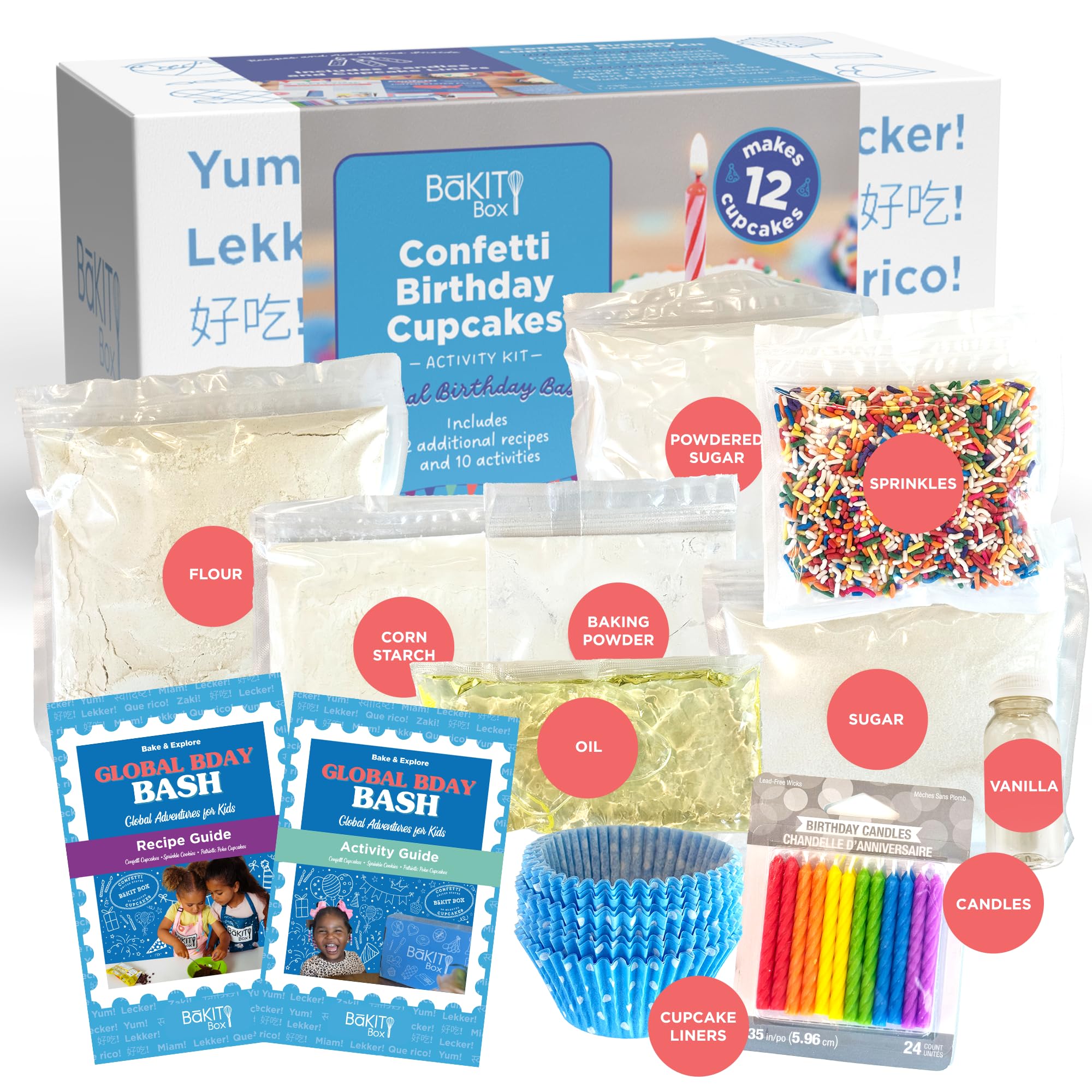 BāKIT Box Confetti Cupcakes
