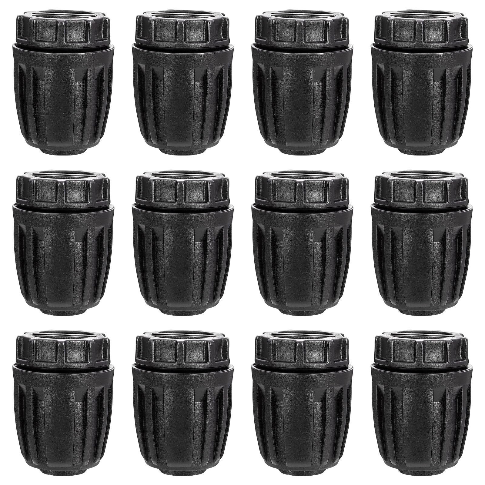 Photo 1 of 1/2 Inch Irrigation Fitting End Plug, 12 Pcs End Plugs for (1/2" ID x 0.6-0.63" OD) 16mm Drip Tubing Connectors, Drip Line Barbed Locked End Cap Connectors for Garden Watering System