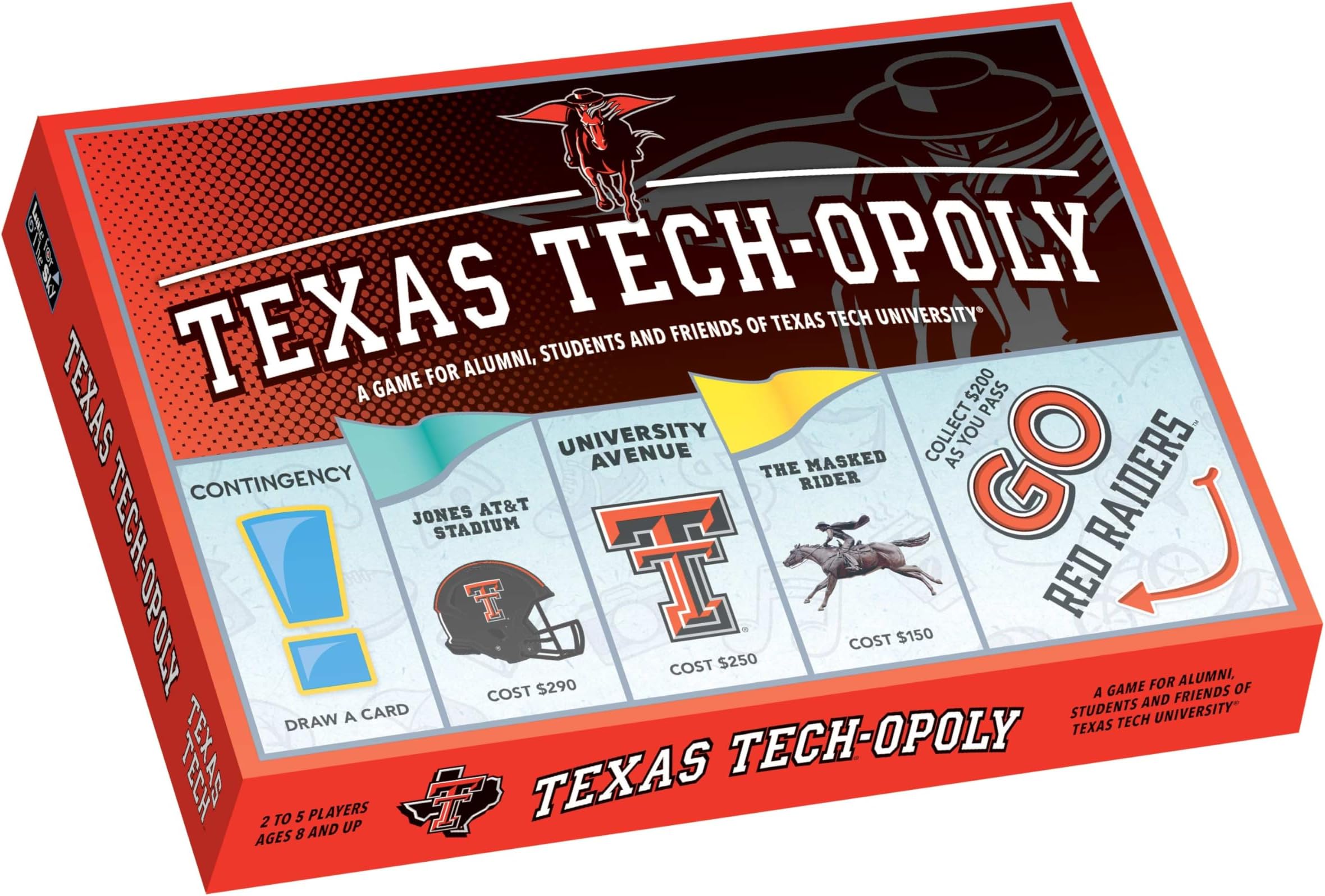 Late for the Sky Texas Tech-Opoly Board Game