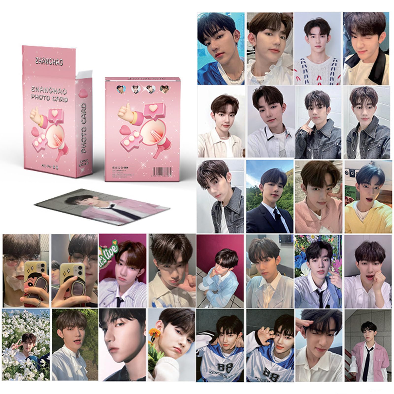 Zhang Hao Laser Cards 50pcs ZB1 Zhang Hao Photocard ZB1 Postcards