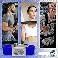 Vista 4 de Pulsera de alerta médica personalizada PRO Pulsera médica de silicona multicolor de alta calidad para hombres y mujeres Elegante pulsera