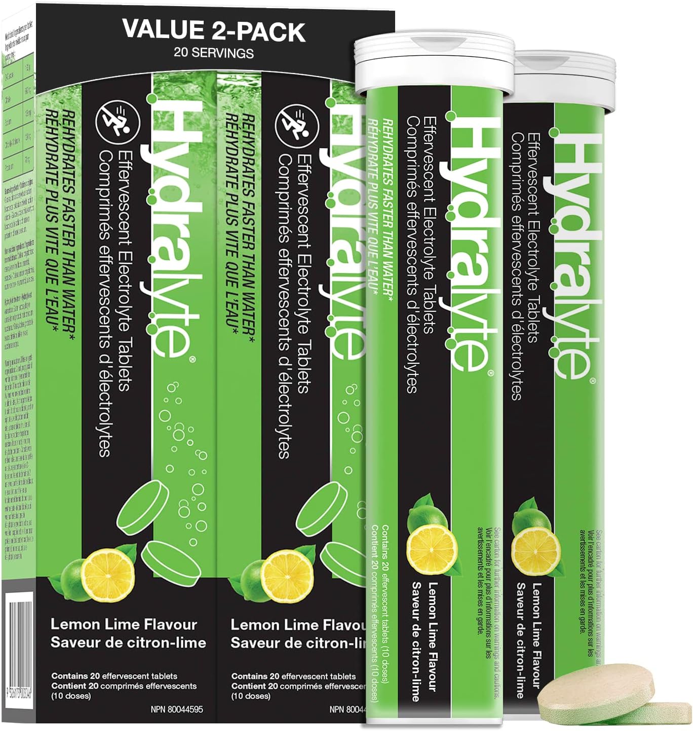 Hydralyte Electrolyte Tablets Lemon Lime Flavored Electrolytes Pre