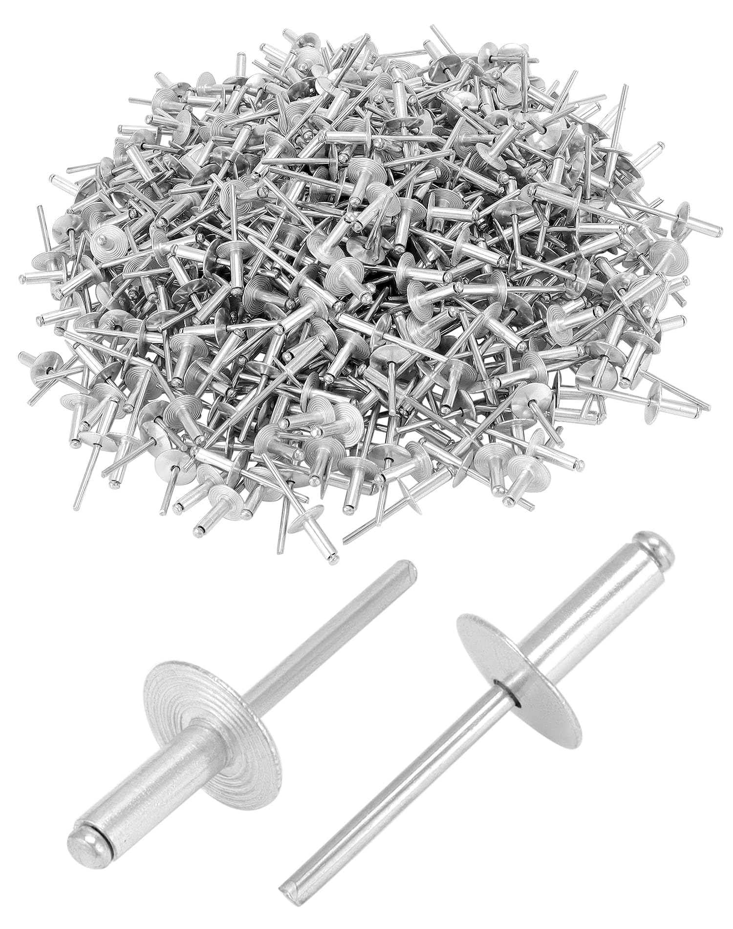 Rivets aveugles à grande bride QWORK pour éviter l'arrachement des fixations souples 500 pcs